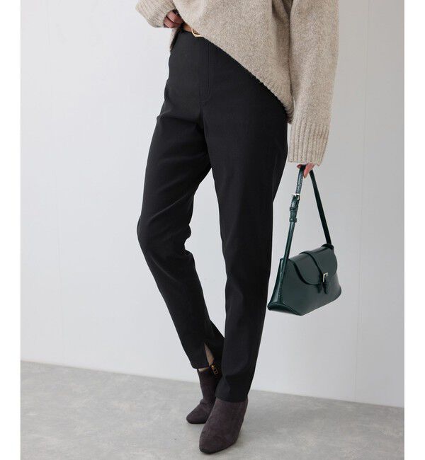 Rope&rsquo;Picnic「ストレッチスキニーパンツ」|チノ|クロメイン