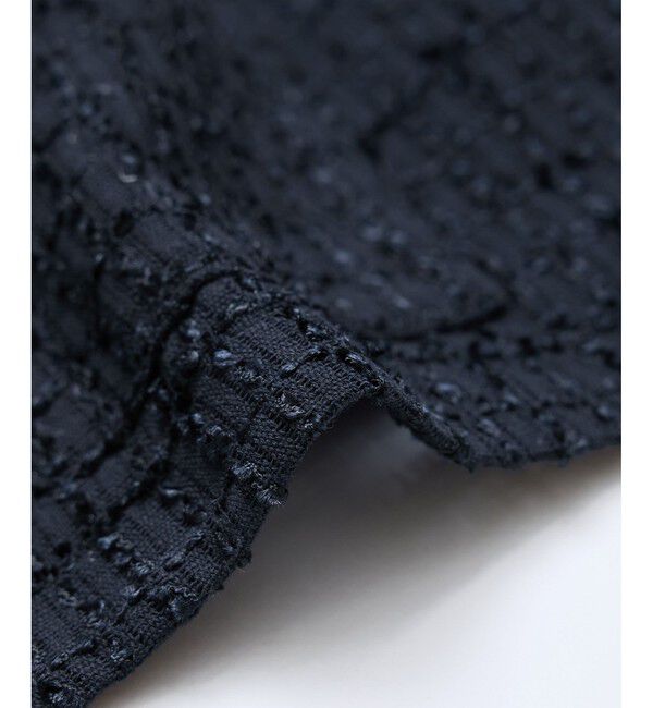 Rope&rsquo;Picnic「【サマー・ツイード】ハーフスリーブジャケット」|カーディガン|