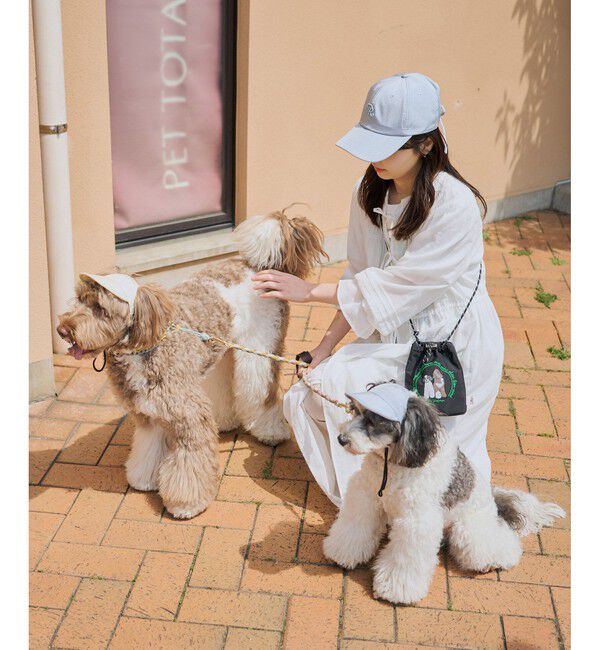 ROPE PICNIC PASSAGE「【DOG】【comif(コミフ)&times;ROPE' PICNIC】刺繍お散歩ショルダーバッグ」|ショルダー・メッセンジャー|