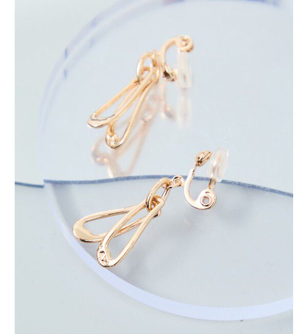 ROPE PICNIC PASSAGE「スウィングメタルパーツイヤリング」|イヤリング|ゴールド(90)