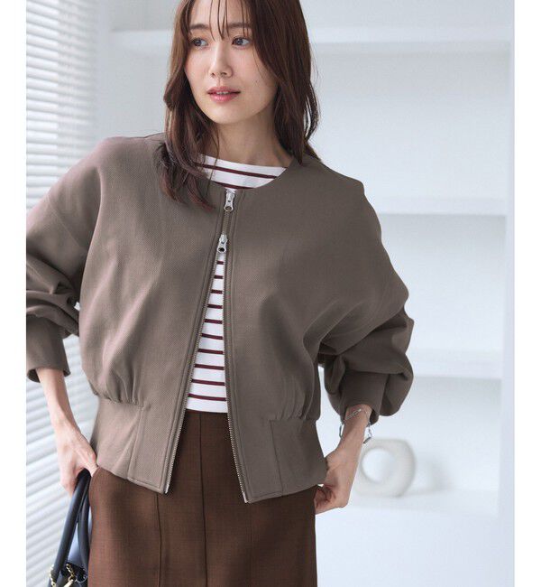 Rope&rsquo;Picnic「W-ZIPドルマンカットカーディガン」|カーディガン|