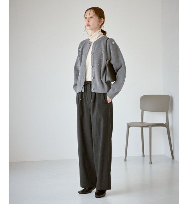 Rope&rsquo;Picnic「イージーワイドパンツ/リンクコーデ」|チノ|