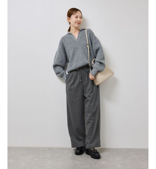 Rope&rsquo;Picnic「イージーワイドパンツ/リンクコーデ」|チノ|