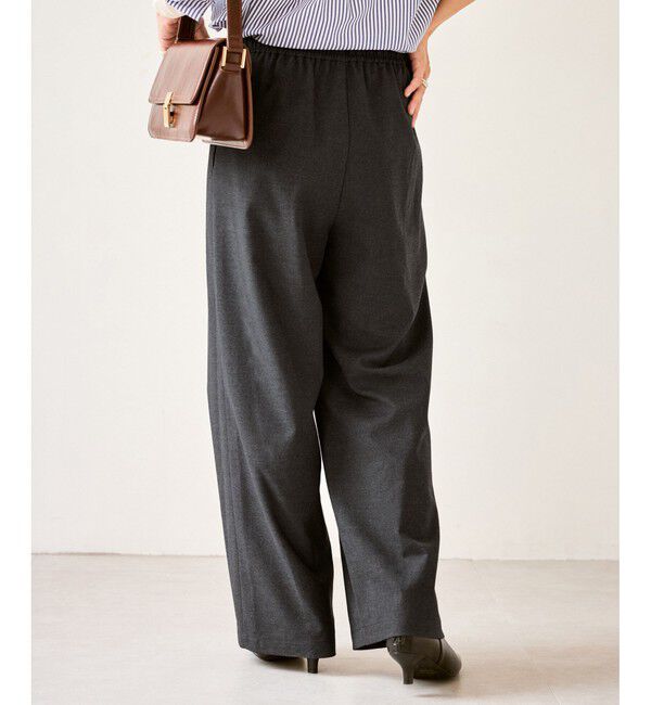 Rope&rsquo;Picnic「イージーワイドパンツ/リンクコーデ」|チノ|