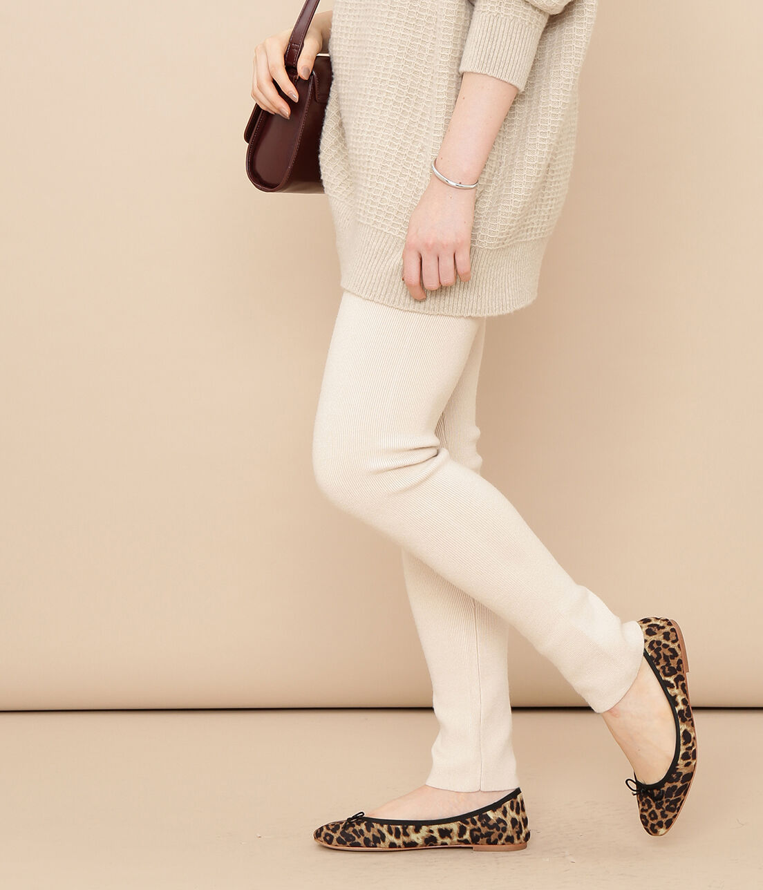 ADAM ET ROPE'「ソリッドスリットレギンス」|レギンス・スパッツ|キナリ(16)