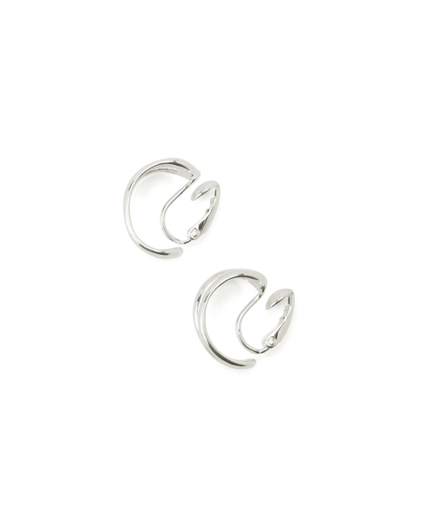 ADAM ET ROPE'「【LES BIJOUX】ダブルラインイヤリング」|イヤリング|