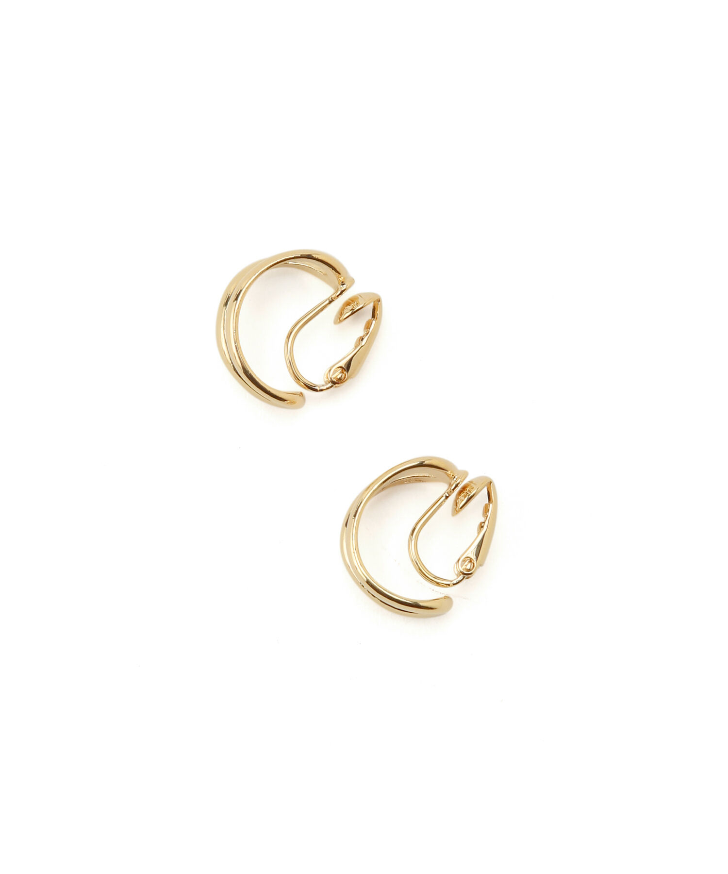 ADAM ET ROPE'「【LES BIJOUX】ダブルラインイヤリング」|イヤリング|