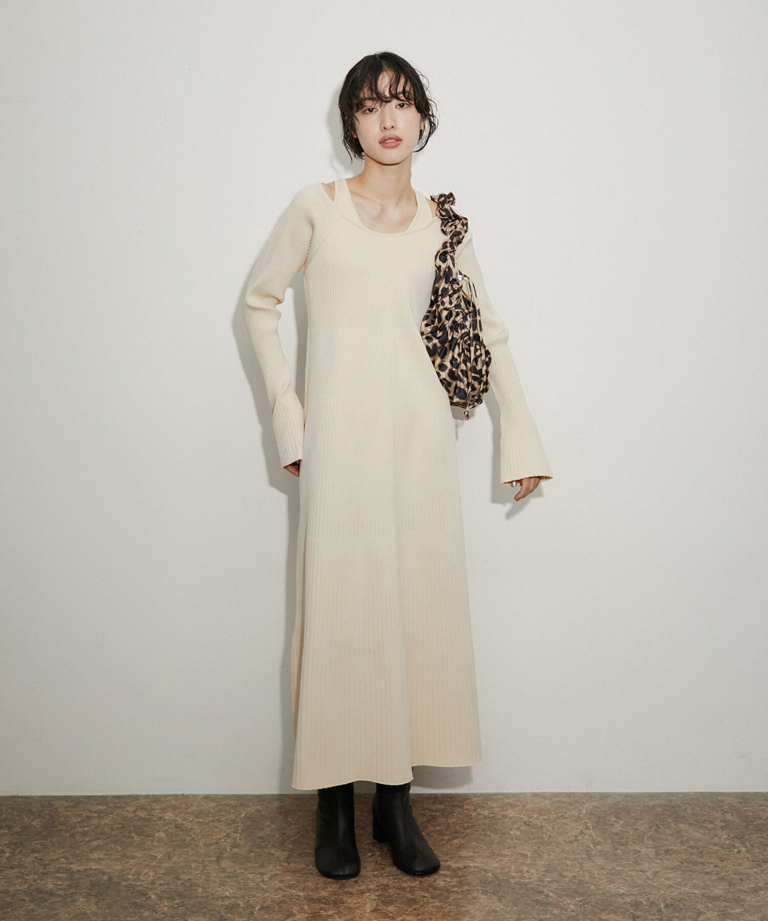 ADAM ET ROPE'「プリントドロストトート」|トートバッグ|