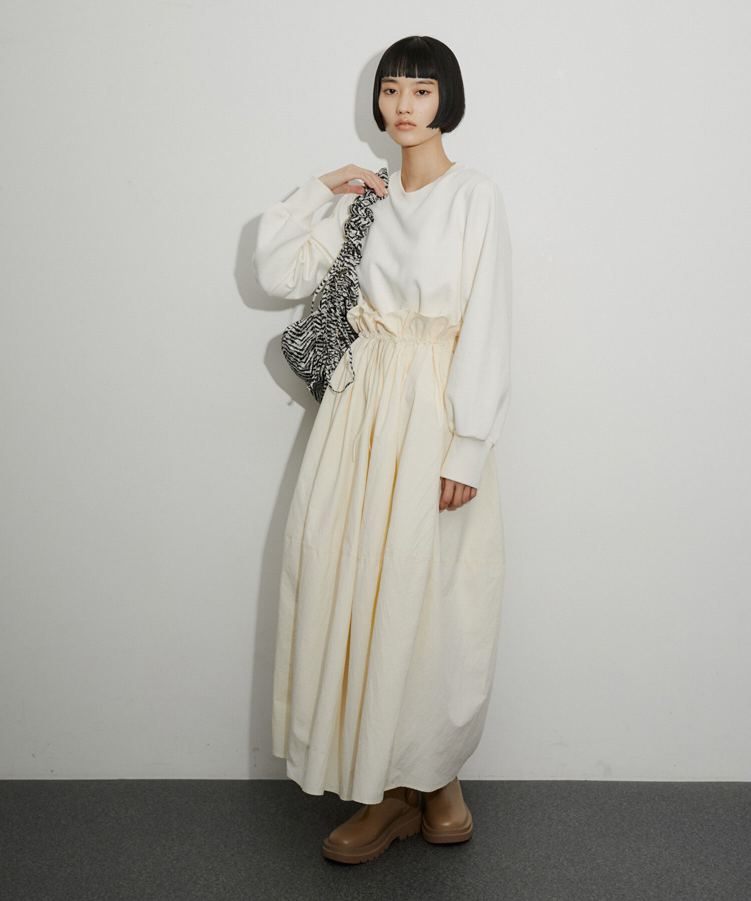 ADAM ET ROPE'「プリントドロストトート」|トートバッグ|