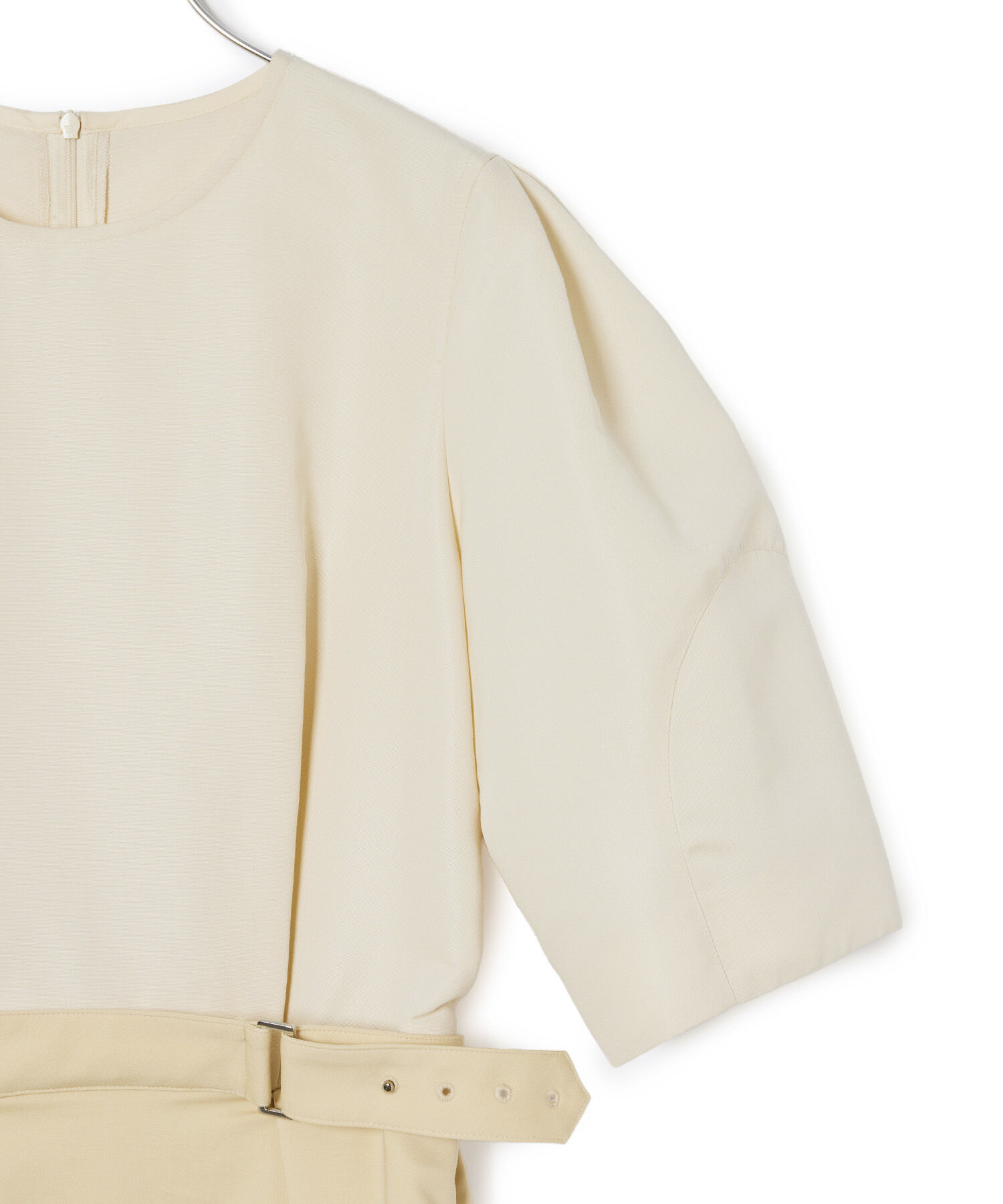 ADAM ET ROPE'「【サステナブル】ランタンドッキングワンピース」|ワンピース|