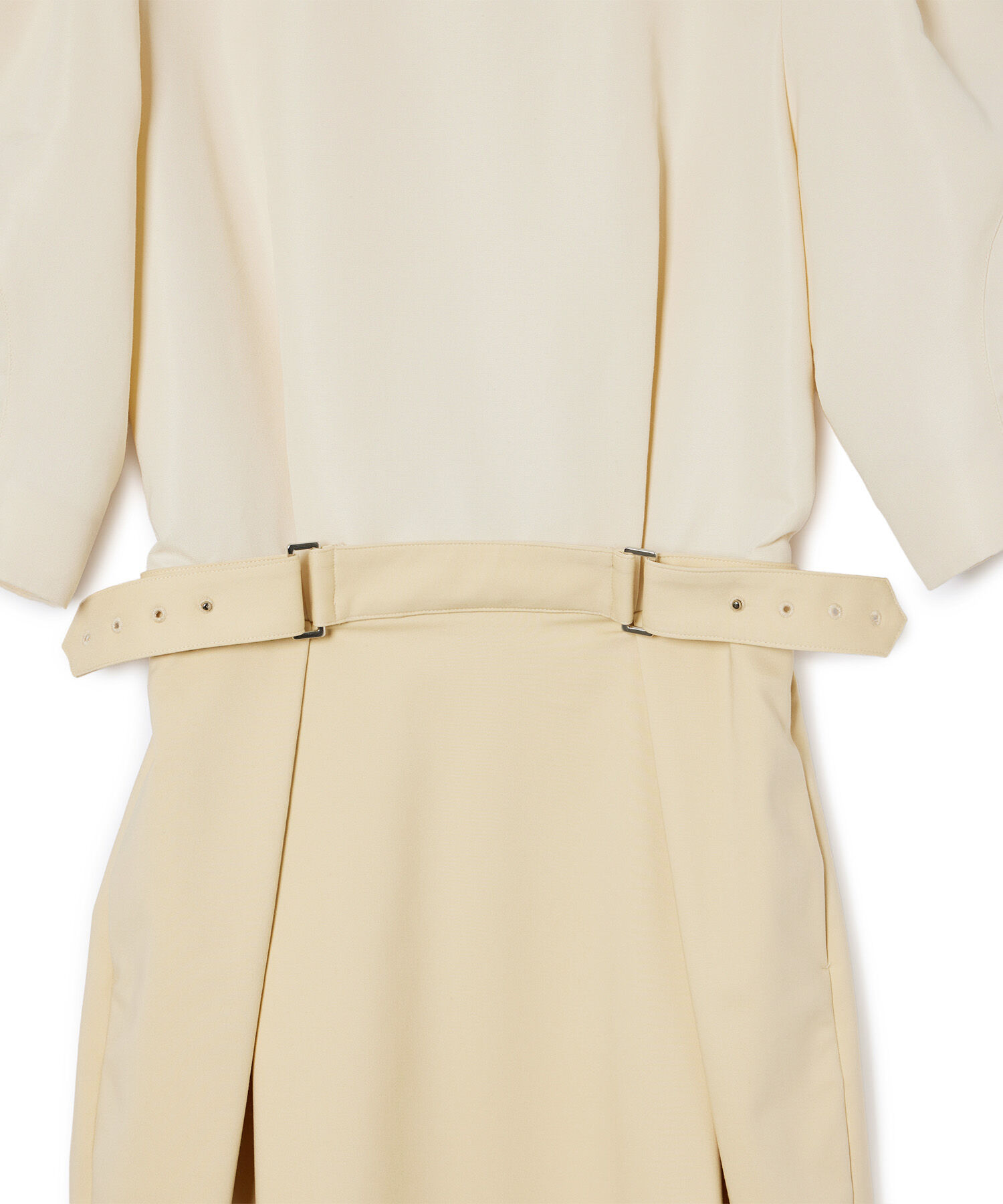 ADAM ET ROPE'「【サステナブル】ランタンドッキングワンピース」|ワンピース|