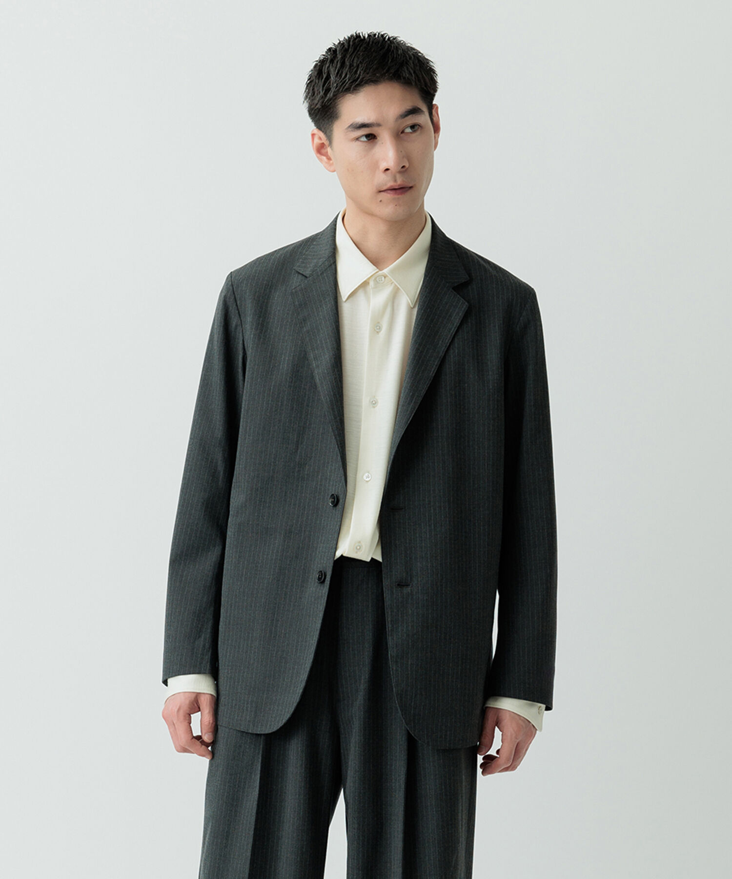 ADAM ET ROPE'「【Chambrer】リラックス テーラード イージー ジャケット / シーズンレス / セットアップ対応」|テーラードジャケット|