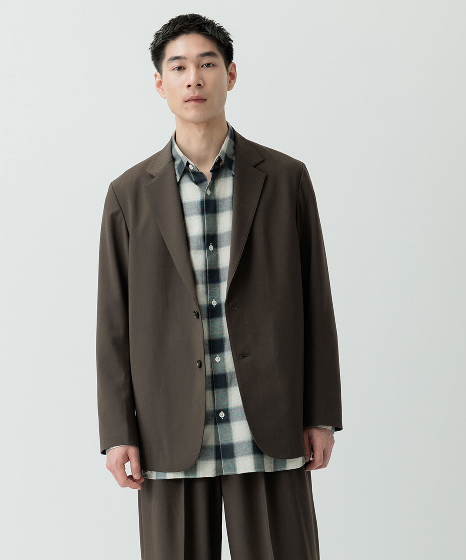 ADAM ET ROPE'「【Chambrer】リラックス テーラード イージー ジャケット / シーズンレス / セットアップ対応」|テーラードジャケット|