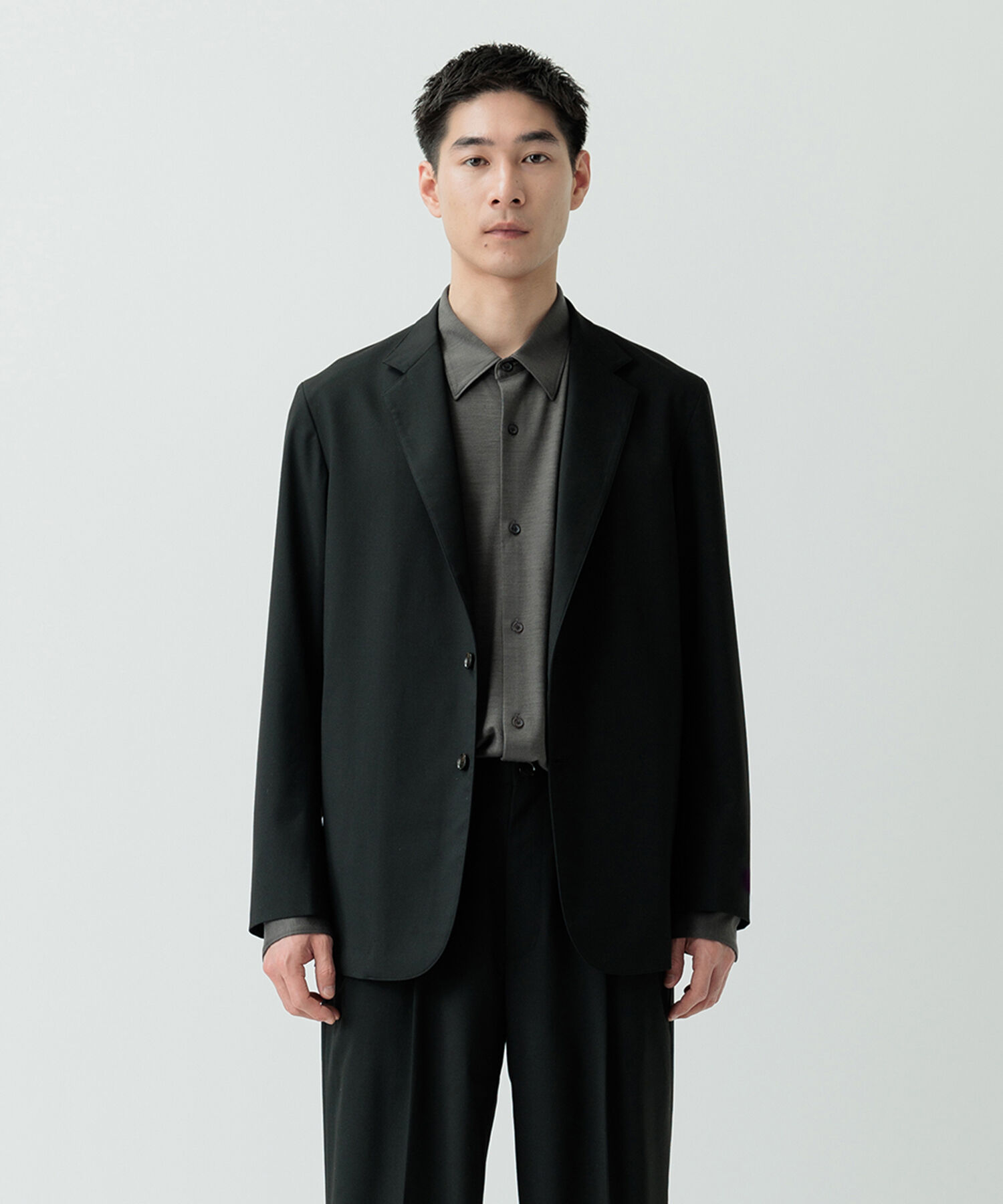 ADAM ET ROPE'「【Chambrer】リラックス テーラード イージー ジャケット / シーズンレス / セットアップ対応」|テーラードジャケット|