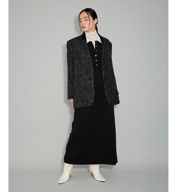 ADAM ET ROPE'「【WEB限定】・【新色追加】・【洗える】ポロシャツワンピース」|ワンピース|