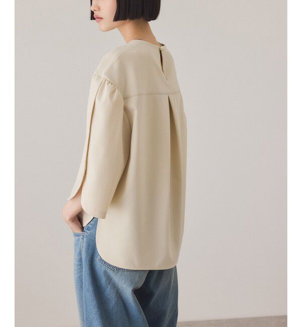 ADAM ET ROPE'「チューリップスリーブプルオーバー/UVカット」|シャツ・ブラウス|