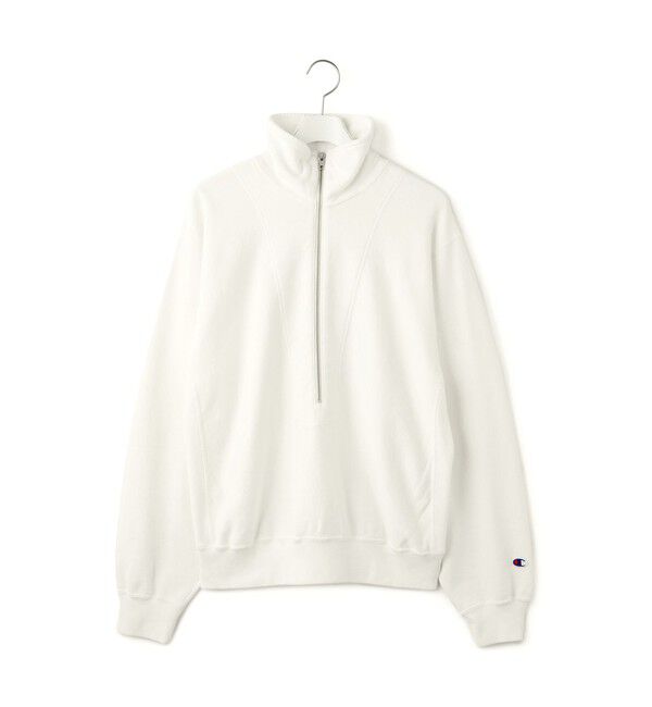 ADAM ET ROPE'「【Champion for ADAM ET ROPE'】別注 SWEAT HALF ZIP」|スウェット・ジャージ|