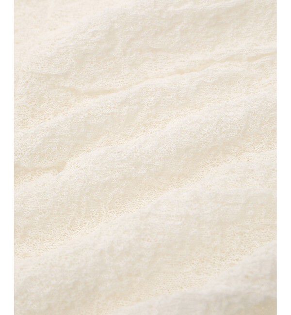 ADAM ET ROPE'「クレープリンクスギャザーシアーカーディガン」|カーディガン|