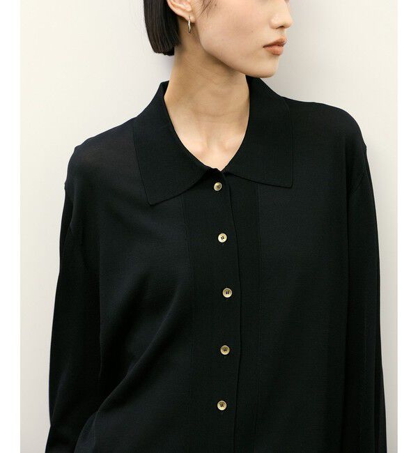 ADAM ET ROPE'「ニットシャツカーディガン」|カーディガン|