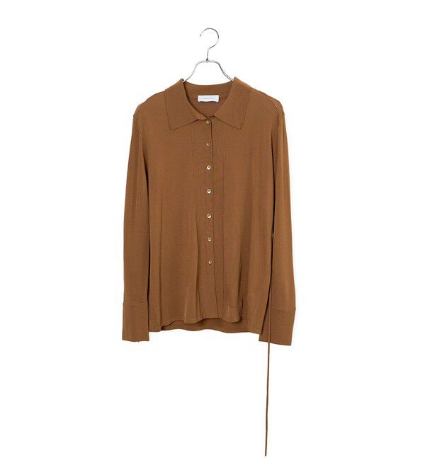 ADAM ET ROPE'「ニットシャツカーディガン」|カーディガン|