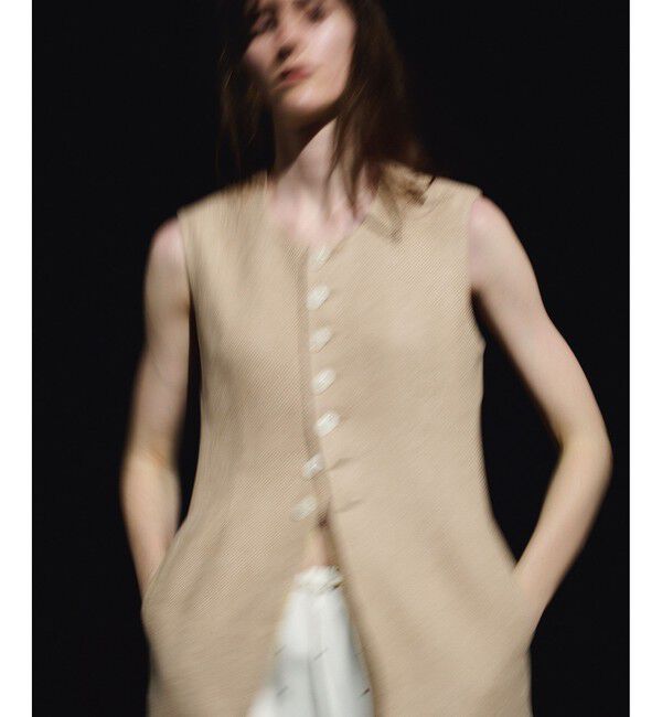 ADAM ET ROPE'「【EMOELLE】ソフトシェイプジレ」|ベスト・ジレ|