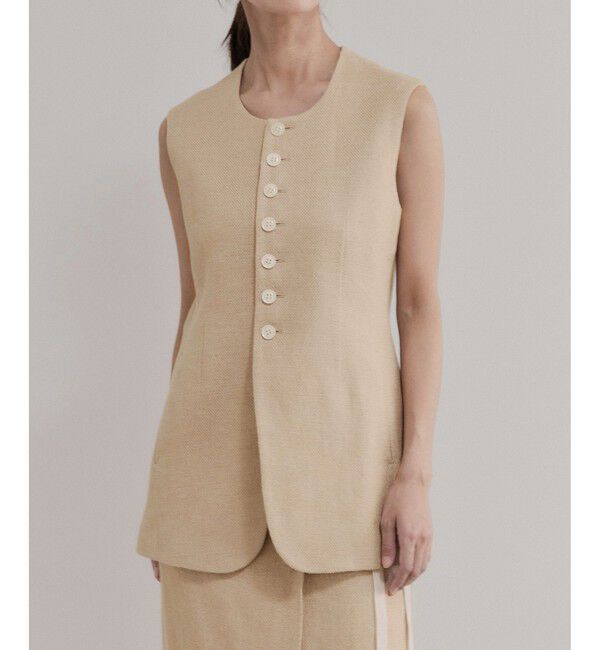 ADAM ET ROPE'「【EMOELLE】ソフトシェイプジレ」|ベスト・ジレ|