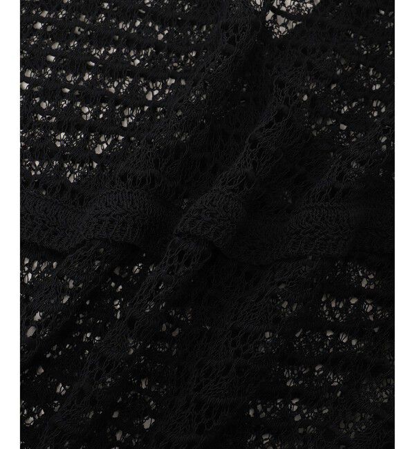 ADAM ET ROPE'「【EMOELLE】透かし編みカーディガン」|カーディガン|