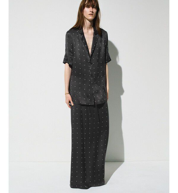 ADAM ET ROPE'「【EMOELLE】テーラーカラーシャツ」|シャツ・ブラウス|