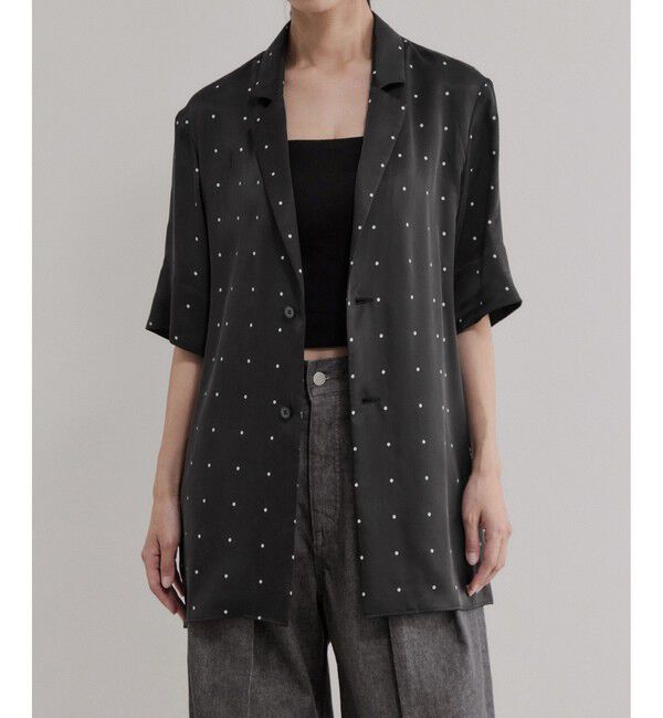 ADAM ET ROPE'「【EMOELLE】テーラーカラーシャツ」|シャツ・ブラウス|