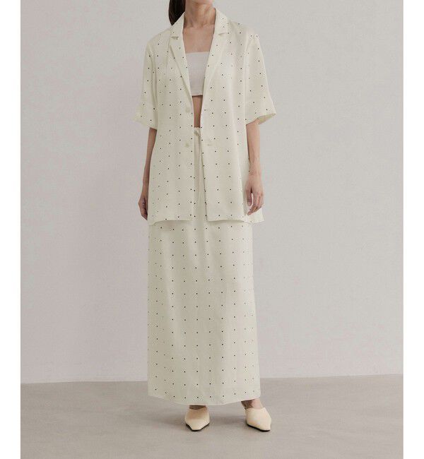 ADAM ET ROPE'「【EMOELLE】テーラーカラーシャツ」|シャツ・ブラウス|