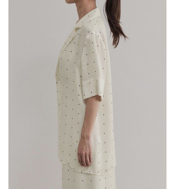 ADAM ET ROPE'「【EMOELLE】テーラーカラーシャツ」|シャツ・ブラウス|