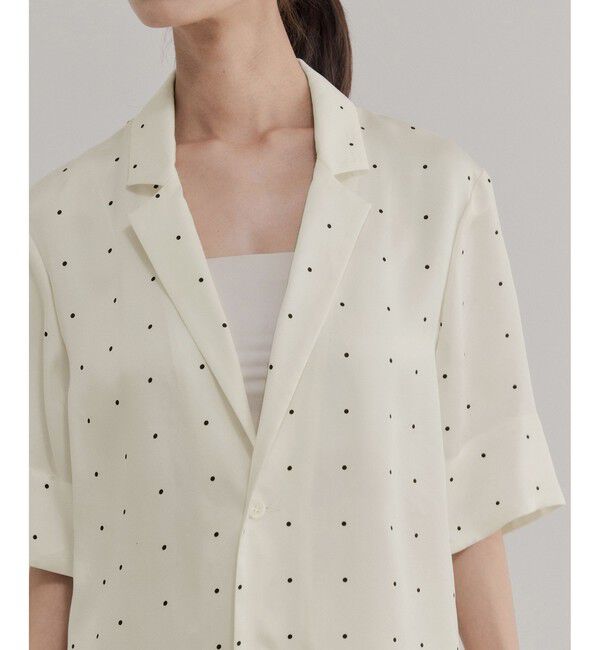 ADAM ET ROPE'「【EMOELLE】テーラーカラーシャツ」|シャツ・ブラウス|