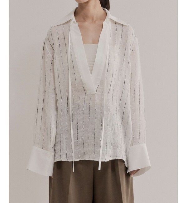 ADAM ET ROPE'「【EMOELLE】リラクシーシャツ」|シャツ・ブラウス|