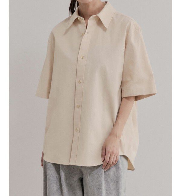 ADAM ET ROPE'「【EMOELLE】ハーフスリーブシャツ」|シャツ・ブラウス|