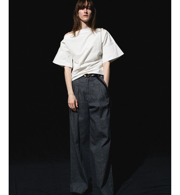 ADAM ET ROPE'「【EMOELLE】アシメスタイルトップス」|Tシャツ・カットソー|