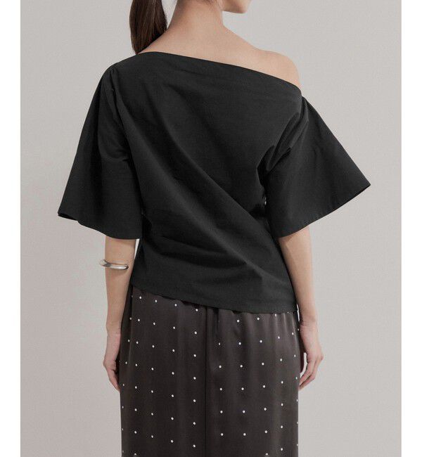 ADAM ET ROPE'「【EMOELLE】アシメスタイルトップス」|Tシャツ・カットソー|