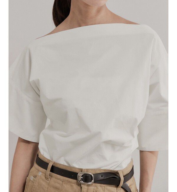 ADAM ET ROPE'「【EMOELLE】アシメスタイルトップス」|Tシャツ・カットソー|