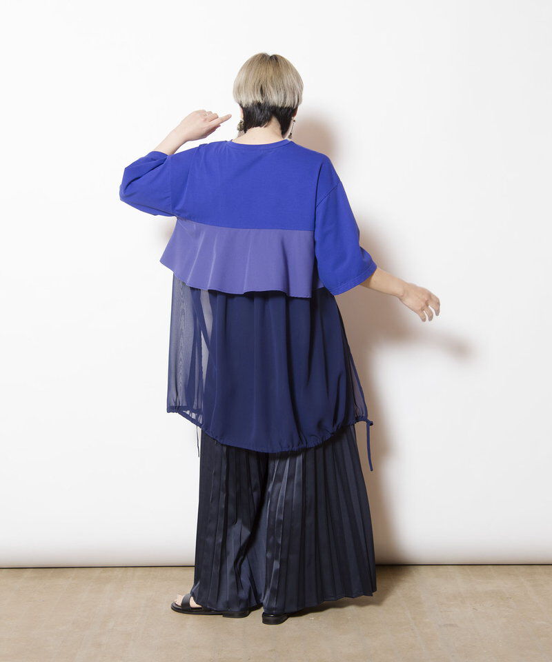  「バックフリルTシャツ」|Tシャツ・カットソー|