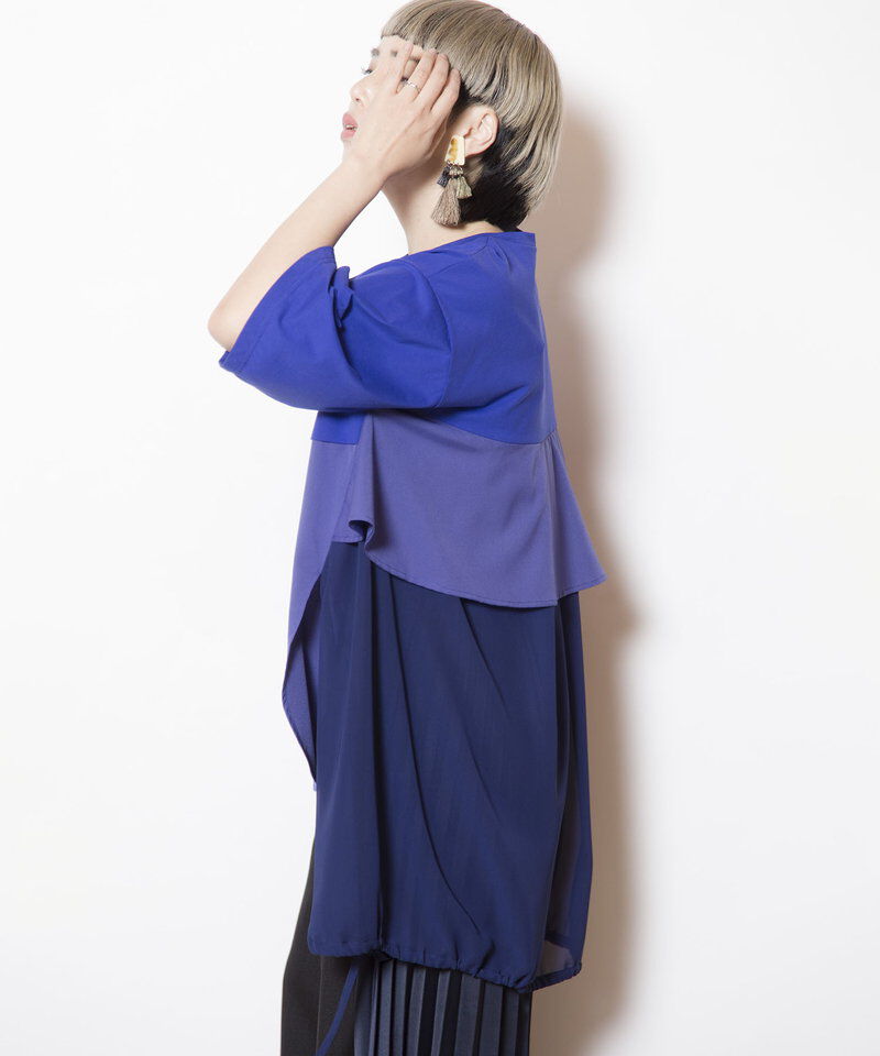  「バックフリルTシャツ」|Tシャツ・カットソー|