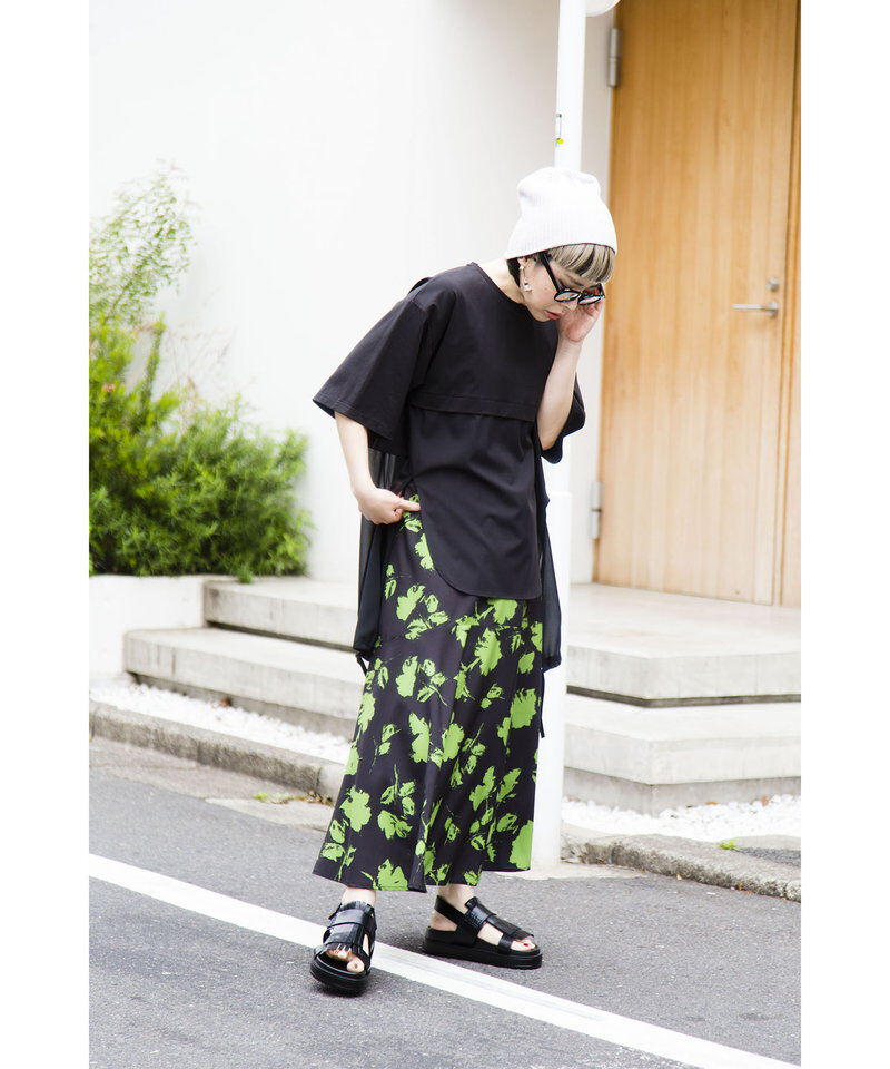  「バックフリルTシャツ」|Tシャツ・カットソー|