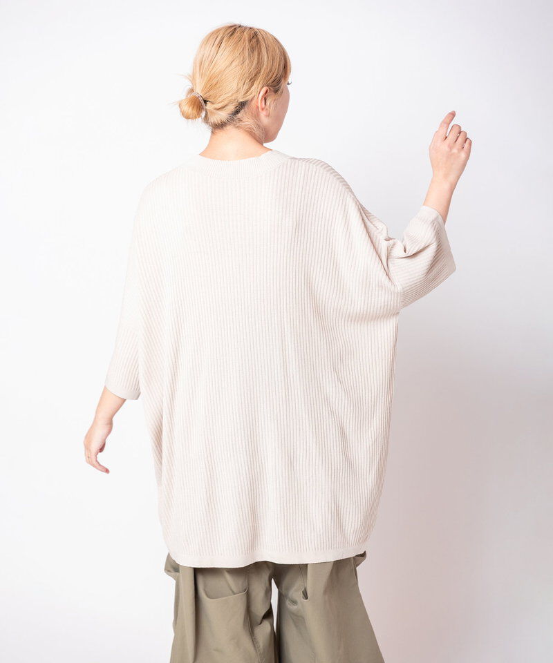  「Vネックニットプルオーバー」|ニット・セーター|