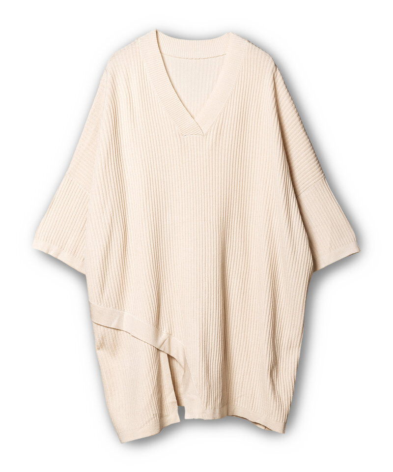  「Vネックニットプルオーバー」|ニット・セーター|