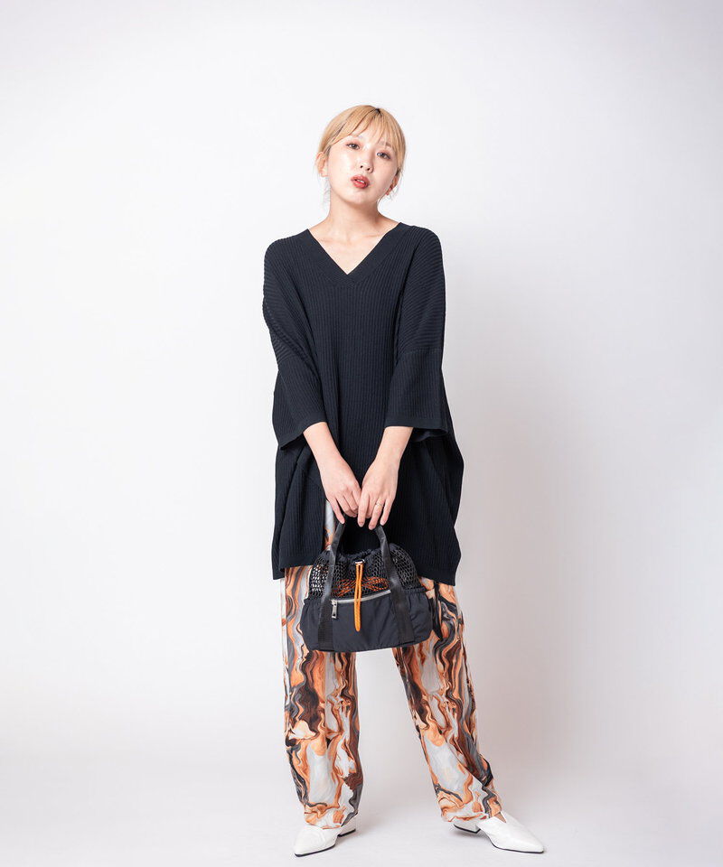  「Vネックニットプルオーバー」|ニット・セーター|