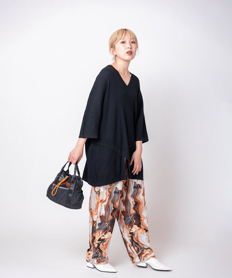  「Vネックニットプルオーバー」|ニット・セーター|