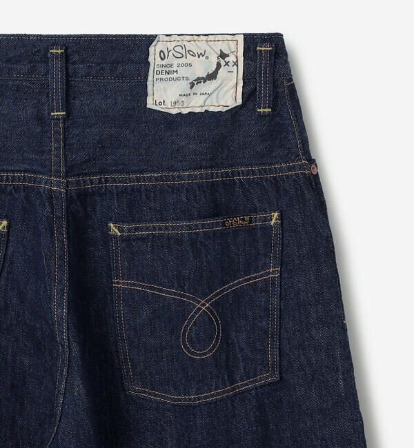  「orSlow | HIGH WAIST SELVEDGE DENIM PANTS WOMEN」|デニム|