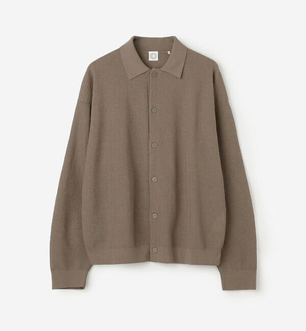 ORCIVAL「ORCIVAL | ハーフミラノニット 衿付きニットカーディガン MEN」|カーディガン|