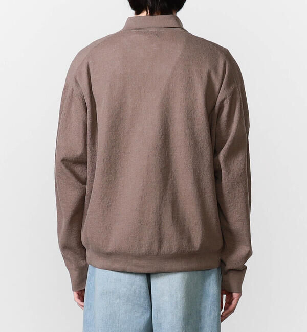 ORCIVAL「ORCIVAL | ハーフミラノニット 衿付きニットカーディガン MEN」|カーディガン|