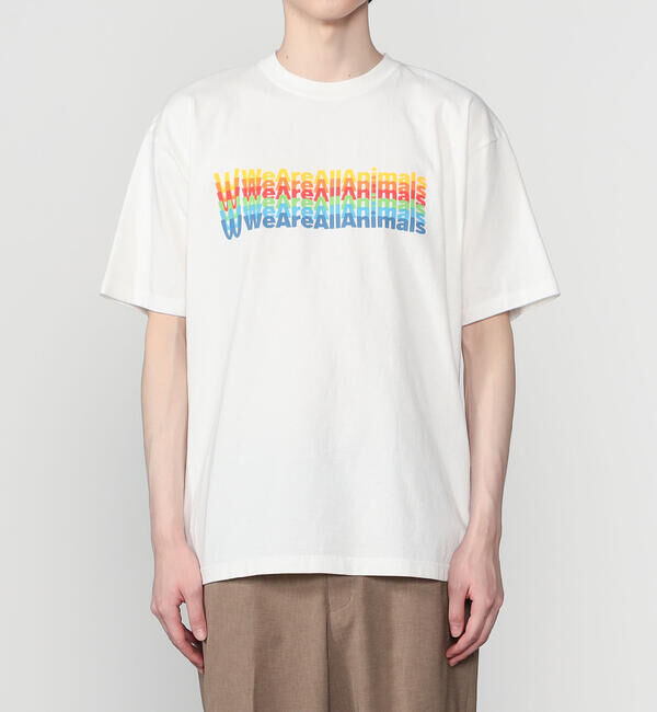  「STUDIO WEAREALLANIMALS | Inverted Arch 半袖Tシャツ MEN」|Tシャツ・カットソー|