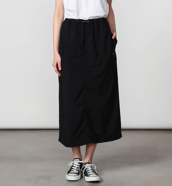 GYMPHLEX「Gymphlex | ナイロンタスラン イージースカート WOMEN」|スカート|BLACK