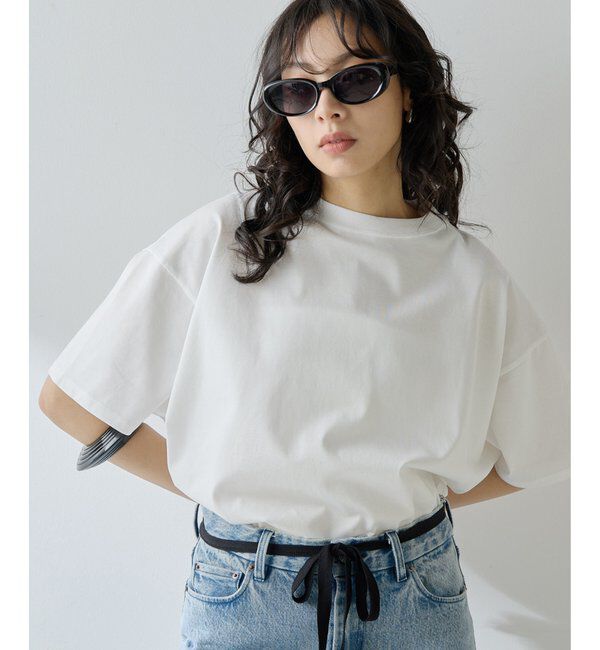  「クルーコットンジャージープルオーバー」|Tシャツ・カットソー|ホワイト